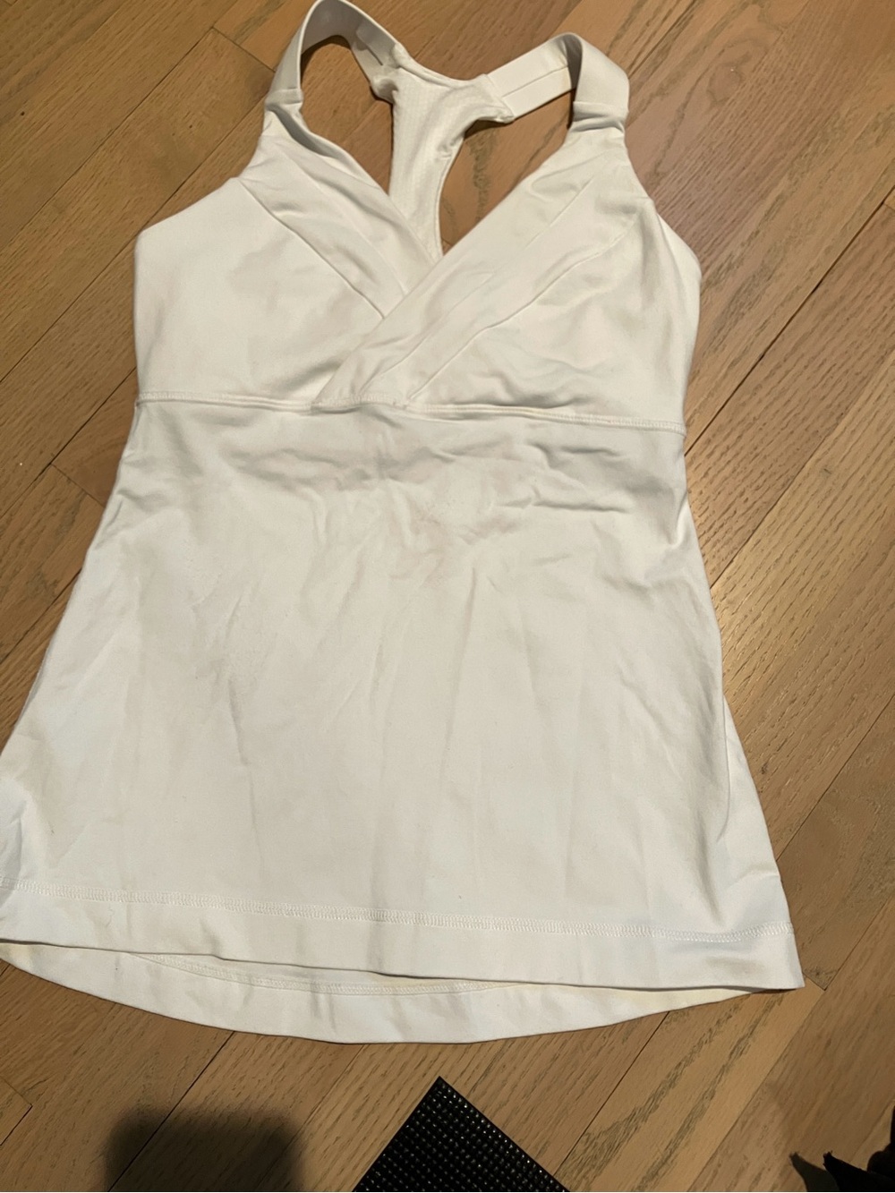 lululemon athletica White Racerback Tank Top